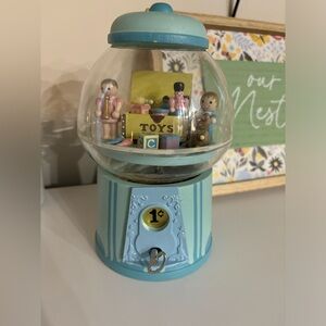 ENESCO vintage gum-ball machine music box